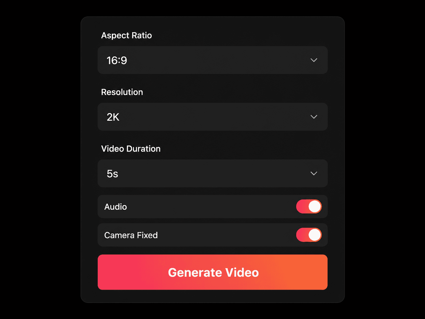 Pick a Format and Generate in the MiniMax H3 workflow
